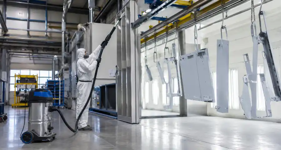 Industriereinigung in einer Lackiererei: Warum Staub zum Qualitätsproblem wurde