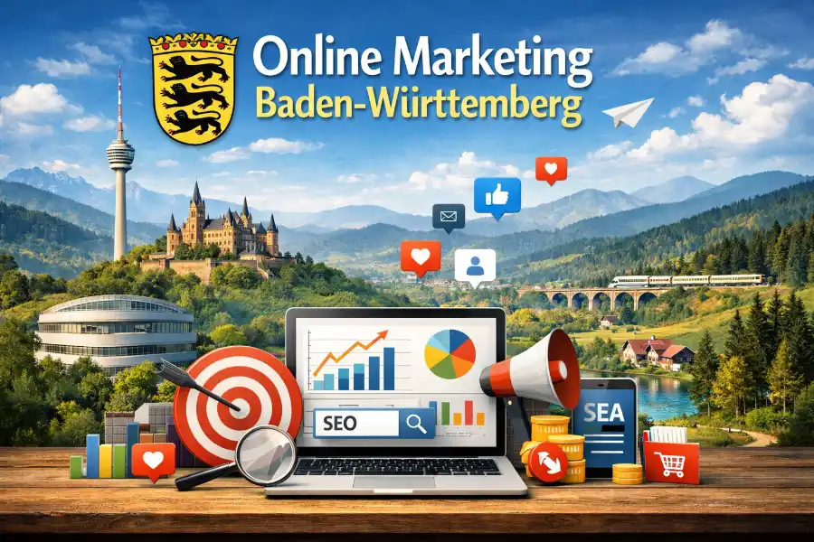 Online Marketing in Baden-W&uuml;rttemberg mit SEO, SEA und Social Media Strategien