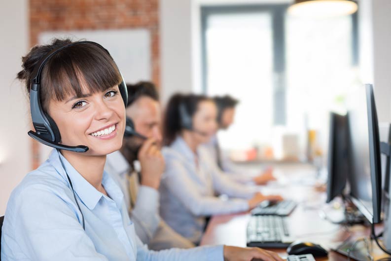 Das Team der Callcenter Firma in Duisburg