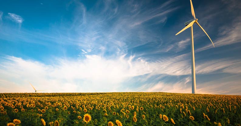 Mit Strom aus Windenergie umweltfreundlich heizen