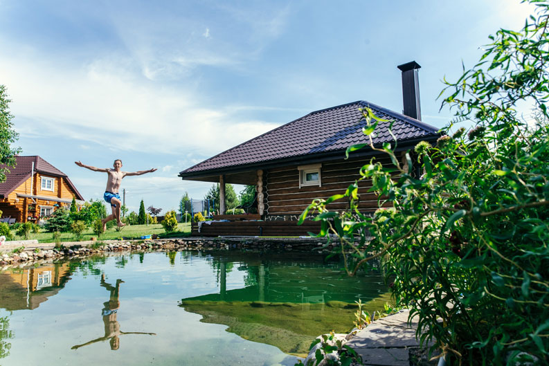 Ein chemiefreier Biopool im Garten