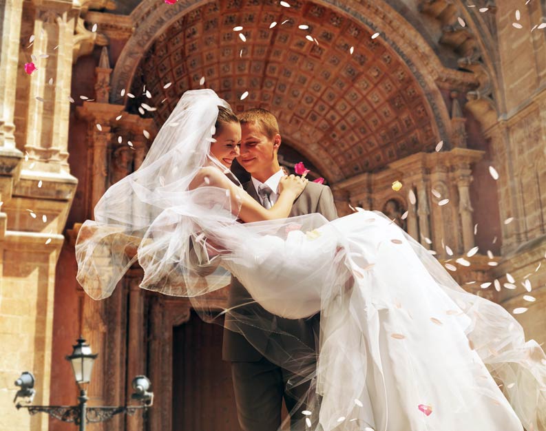 Hochzeitsfoto als emotionale Momentaufnahme bei der Trauung