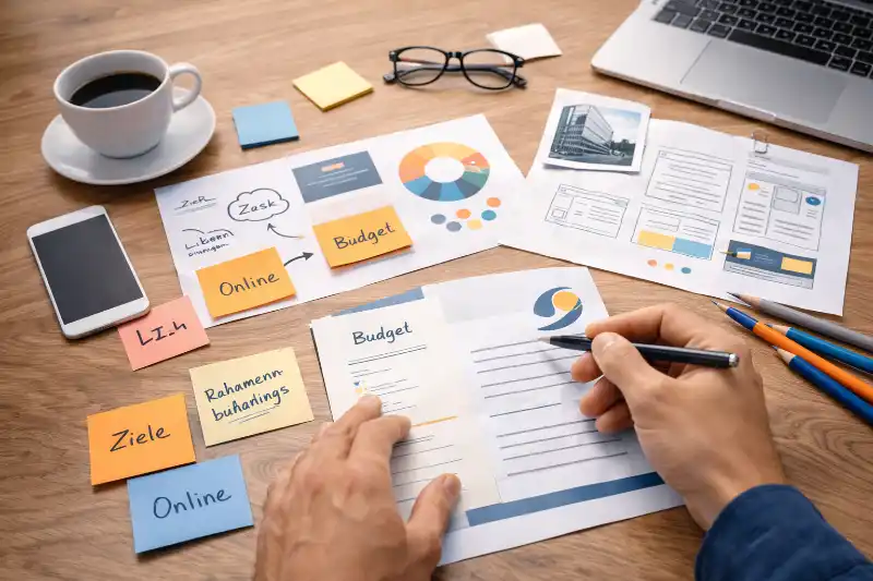 Briefing für ein Grafikdesign Projekt vorbereiten