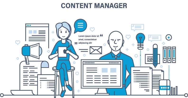Verwaltung und Aufbau des Contents mit Hilfe des Content Managers