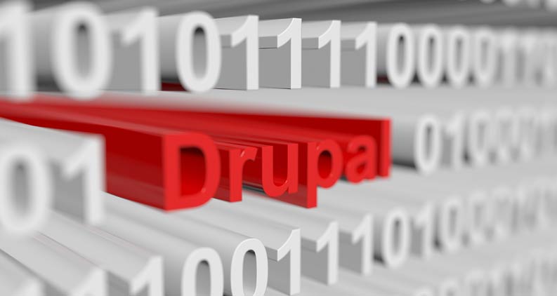 Das Logo von Drupal