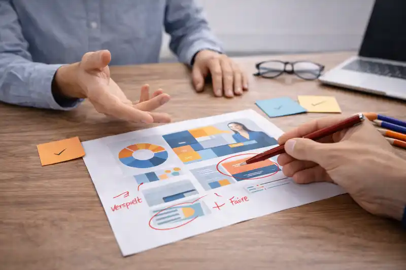 Konstruktives Feedback im Grafikdesign geben