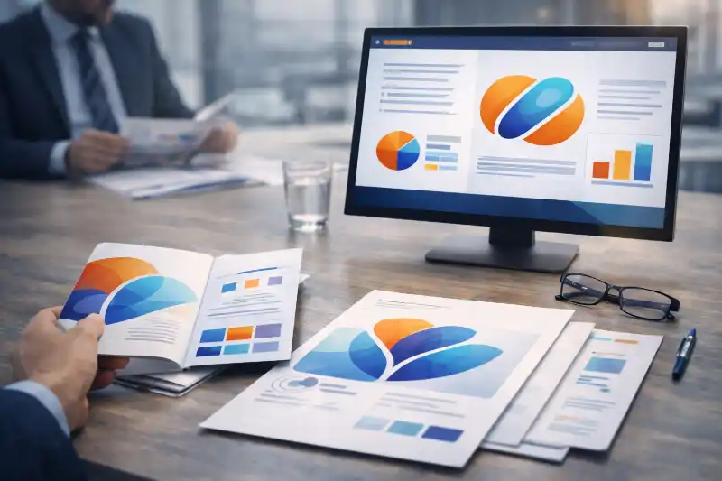 Grafikdesign im Mittelstand im Arbeitsalltag