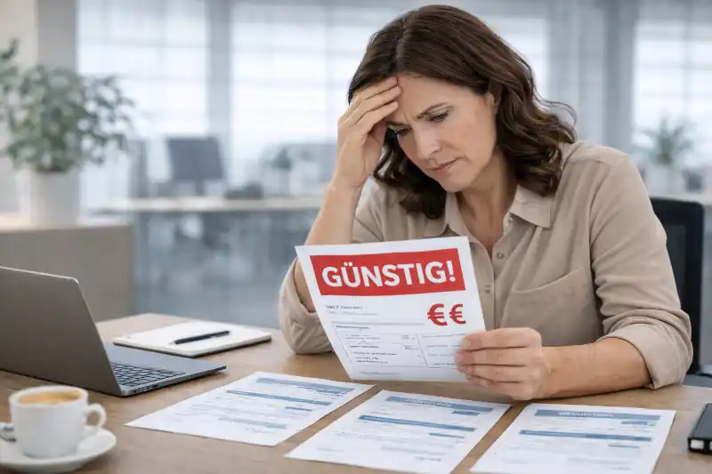 Unternehmer zweifelt an der Entscheidung für den günstigsten Webdesign Anbieter