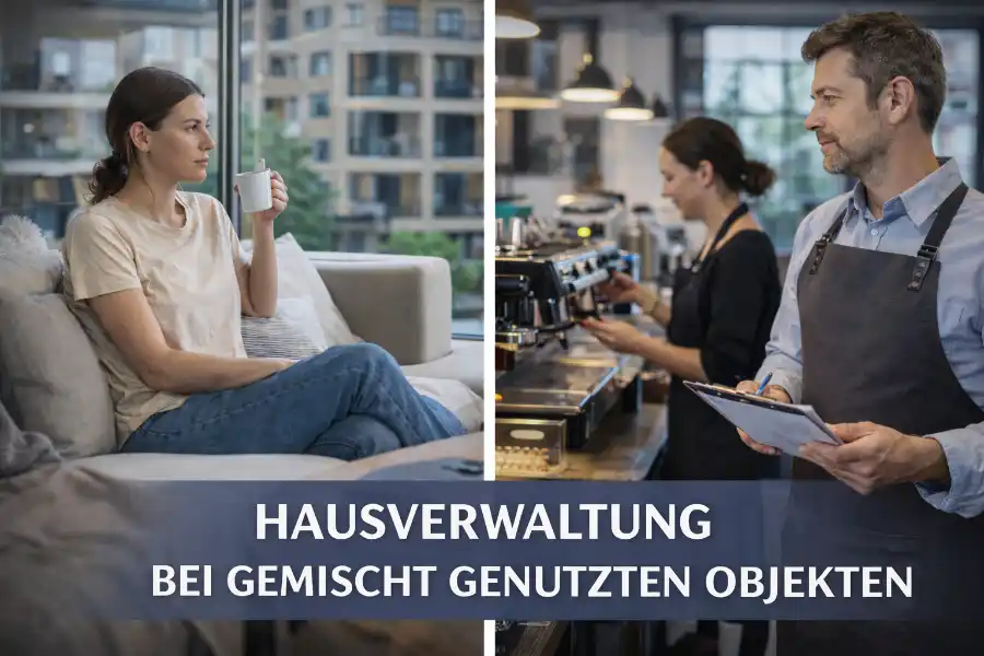 Hausverwaltung bei gemischt genutzten Wohn und Gewerbeobjekten