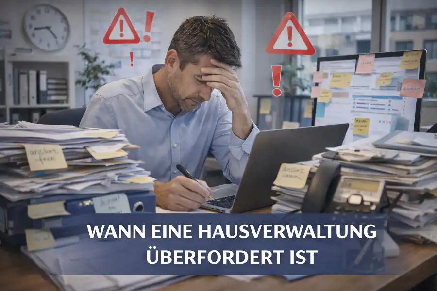 Überlastung in der Hausverwaltung im Arbeitsalltag