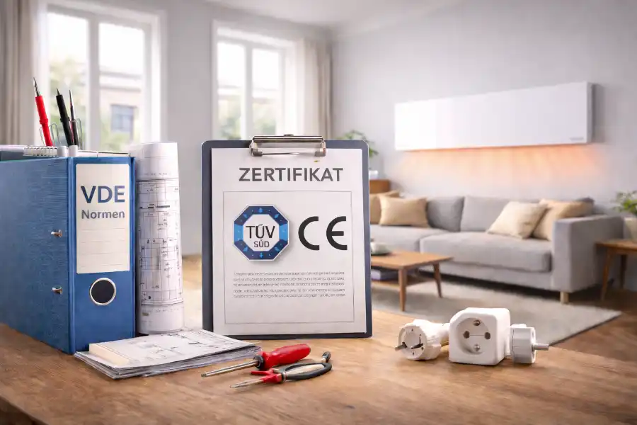 Sichere Installation einer Infrarotheizung im Wohnraum