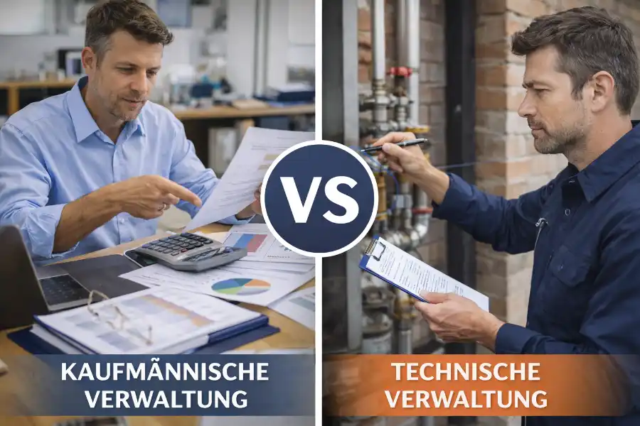 Unterschied zwischen kaufmännischer und technischer Hausverwaltung