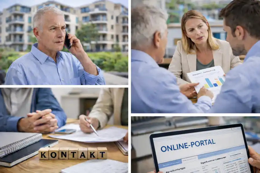 Kommunikation zwischen Eigentümern und Hausverwaltung