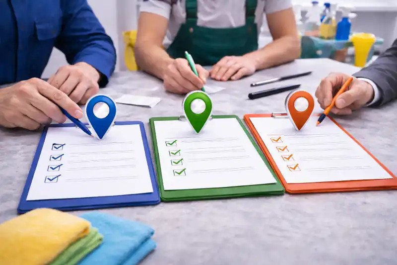 Aufteilung von Reinigungsleistungen auf mehrere Anbieter