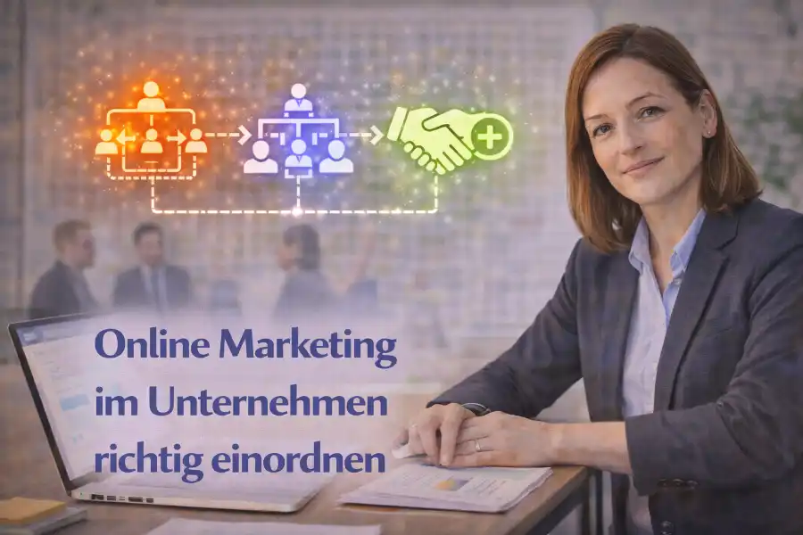 Mitarbeiter ordnen Online Marketing realistisch im Unternehmen ein