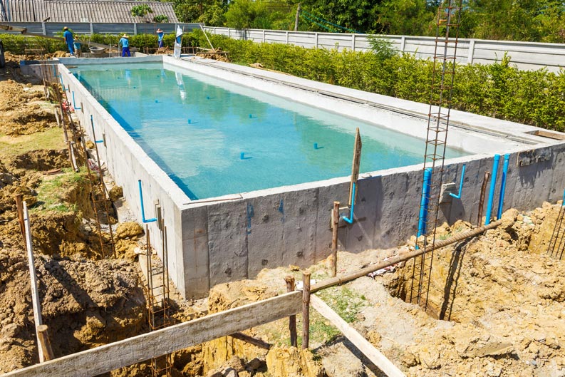 So entsteht ein neuer Pool