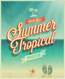 Reklamebeispiel - Summer Tropical