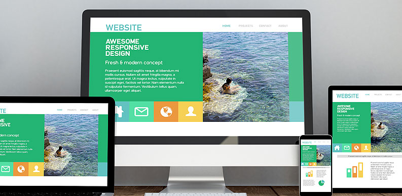 Responsive Webdesign stellt sich auf allen Geräten optimal dar