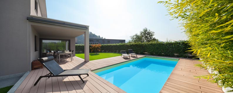 Schwimmbecken mit durchschnittlichen Poolbau Kosten