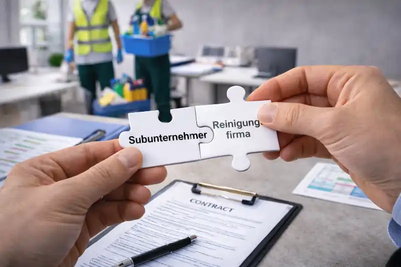 Zusammenarbeit mit Subunternehmern in der Gebäudereinigung