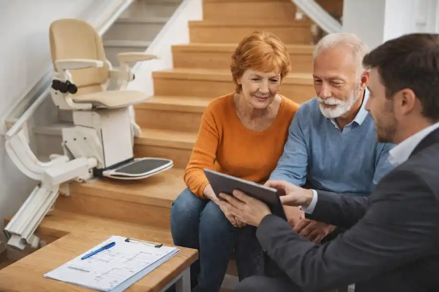Beratung zum Treppenlift vor Ort