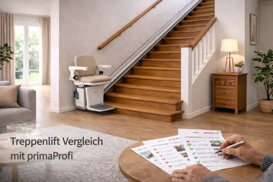Treppenlift Vergleich im Wohnhaus
