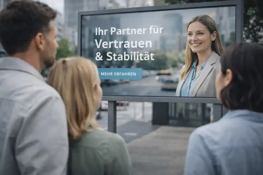 Werbung vermittelt Vertrauen und Orientierung statt Verkaufsdruck